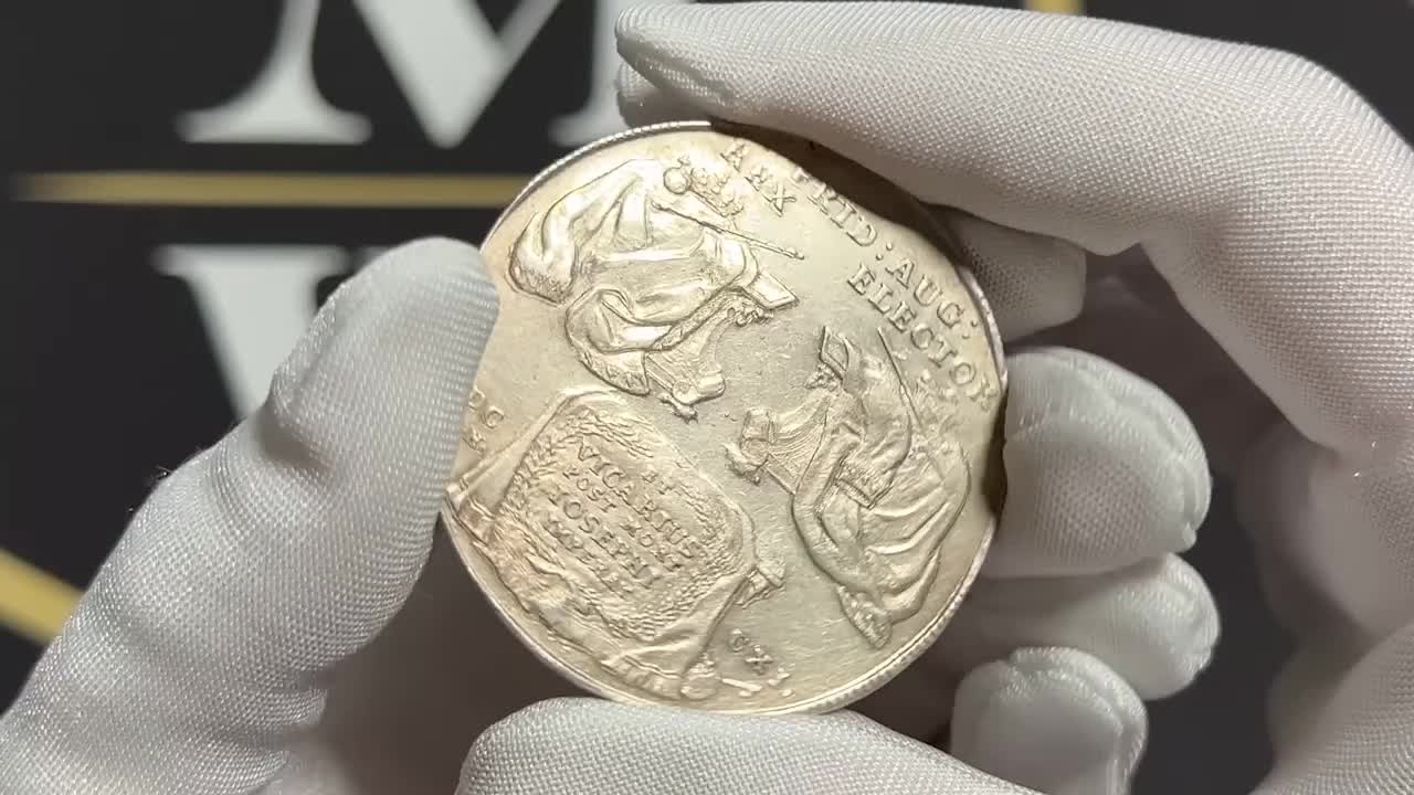 August II Mocny, Talar wikariacki Drezno 1711 ILH - Aukcja internetowa /  Licytacja online - Cena - OneBid